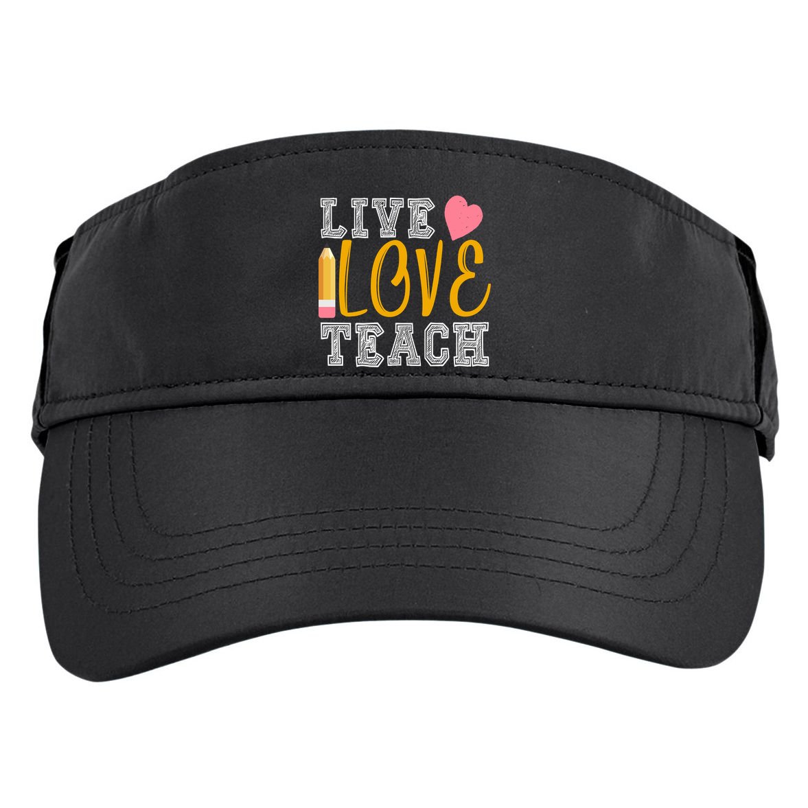 Live Love Teach Adult Drive Performance Visor