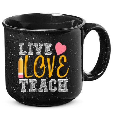 Live Love Teach 15oz Campfire Ceramic Mug