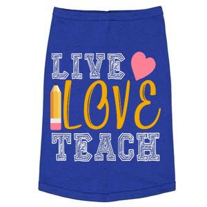 Live Love Teach Doggie Tank