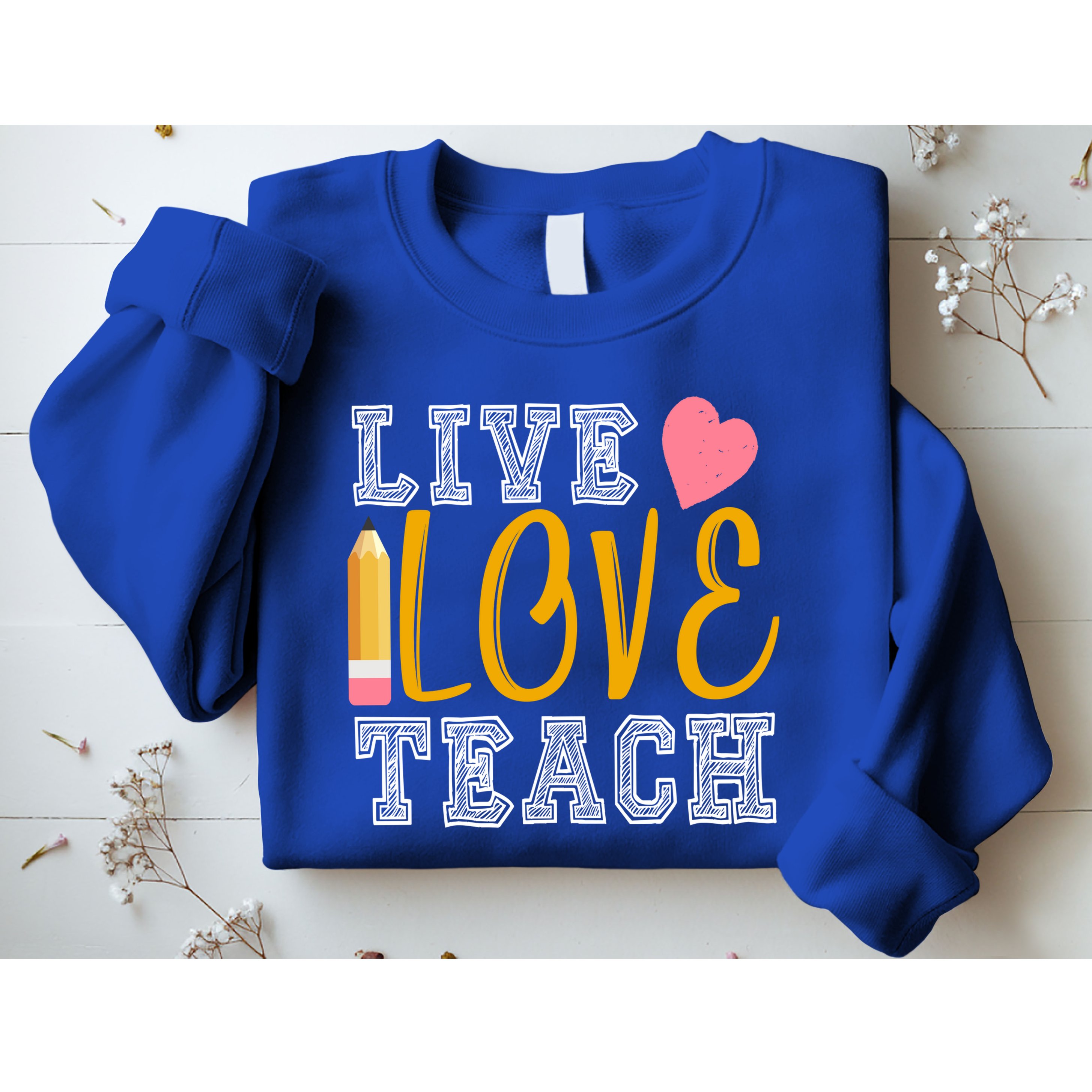 Live Love Teach Sweatshirt