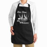 Live Slow Die Whenever Sloth Apron