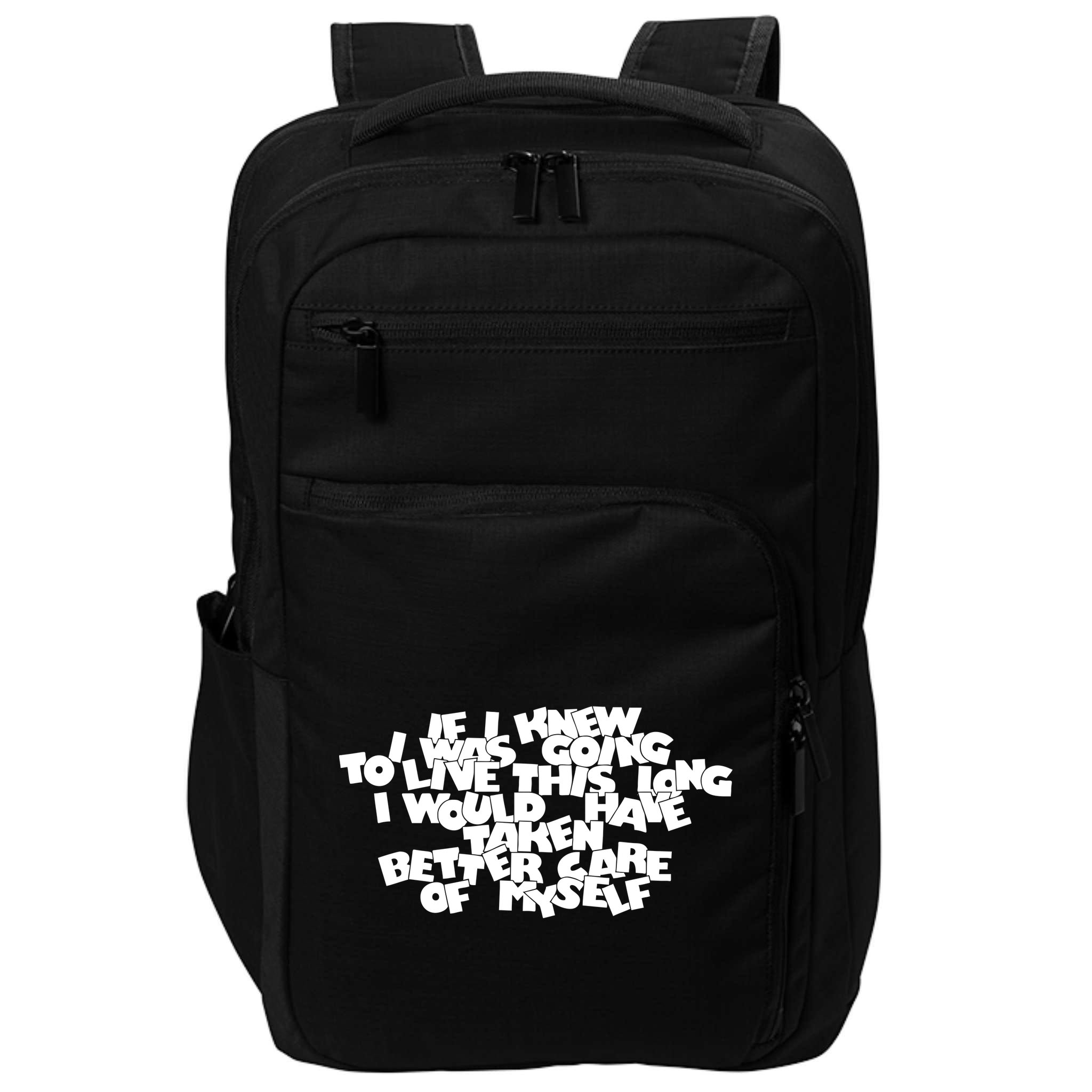 Live This Long Funny Birthday Impact Tech Backpack