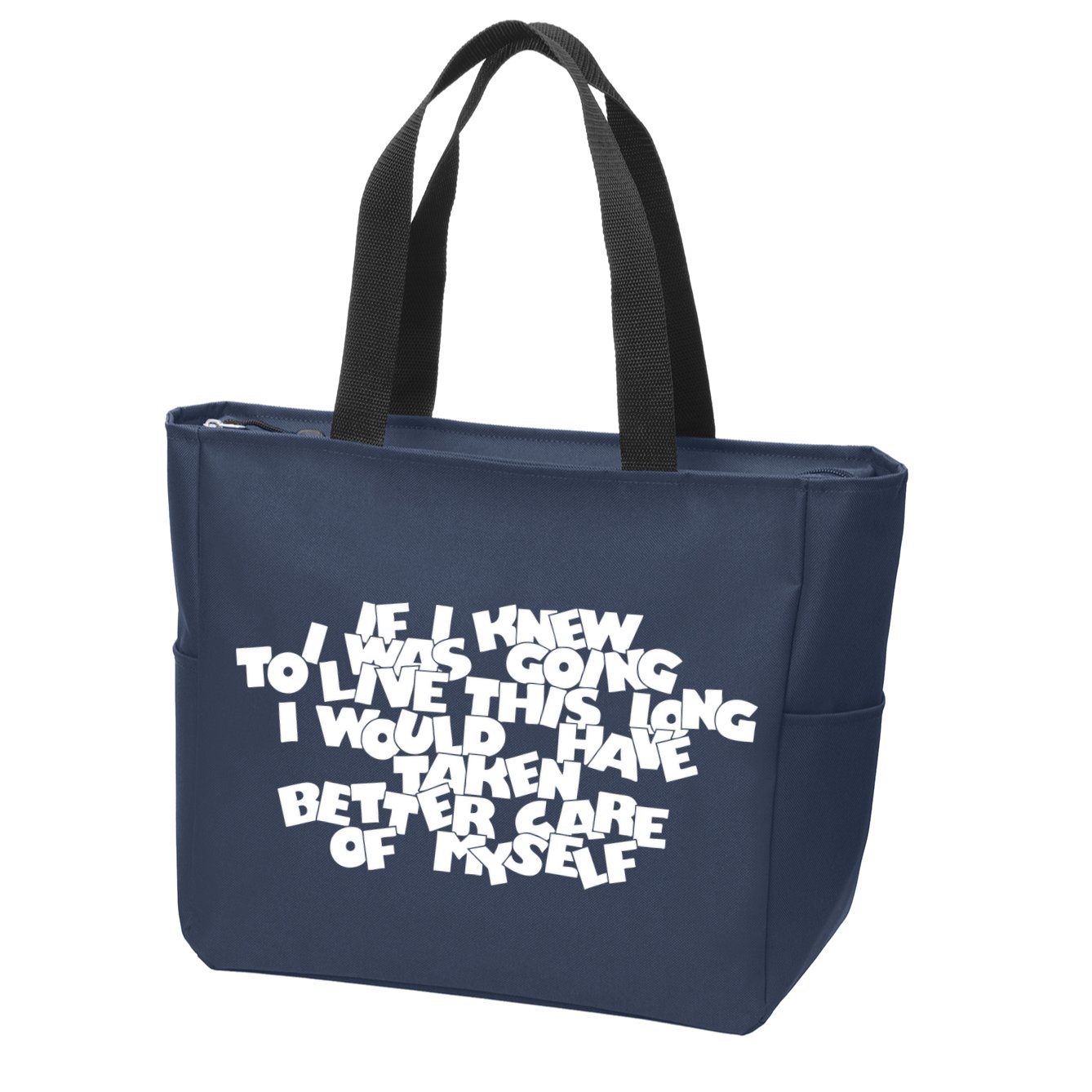 Live This Long Funny Birthday Zip Tote Bag