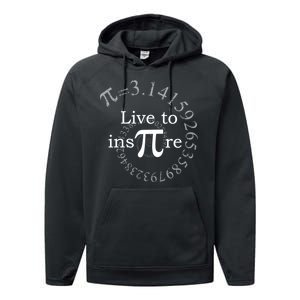 Live To InsPIre Pi Day Performance Fleece Hoodie