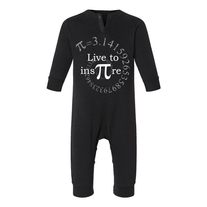 Live To InsPIre Pi Day Infant Fleece One Piece