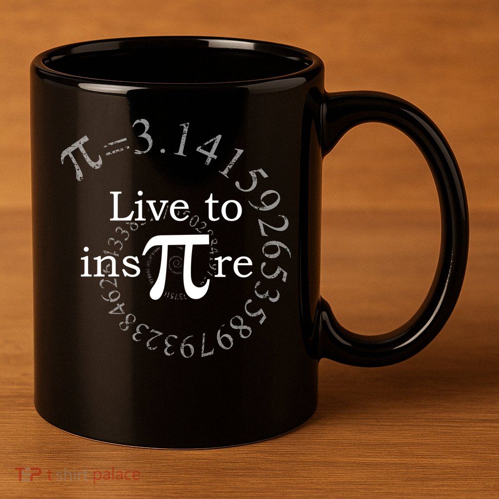 Live To InsPIre Pi Day 11oz C Handle Ceramic Mug