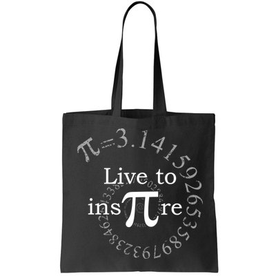 Live To InsPIre Pi Day Tote Bag