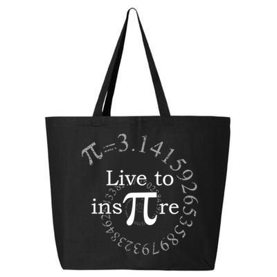 Live To InsPIre Pi Day 25L Jumbo Tote