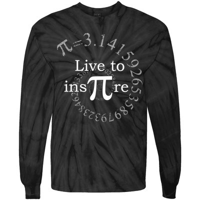 Live To InsPIre Pi Day Tie-Dye Long Sleeve Shirt
