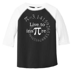 Live To InsPIre Pi Day Toddler Fine Jersey T-Shirt