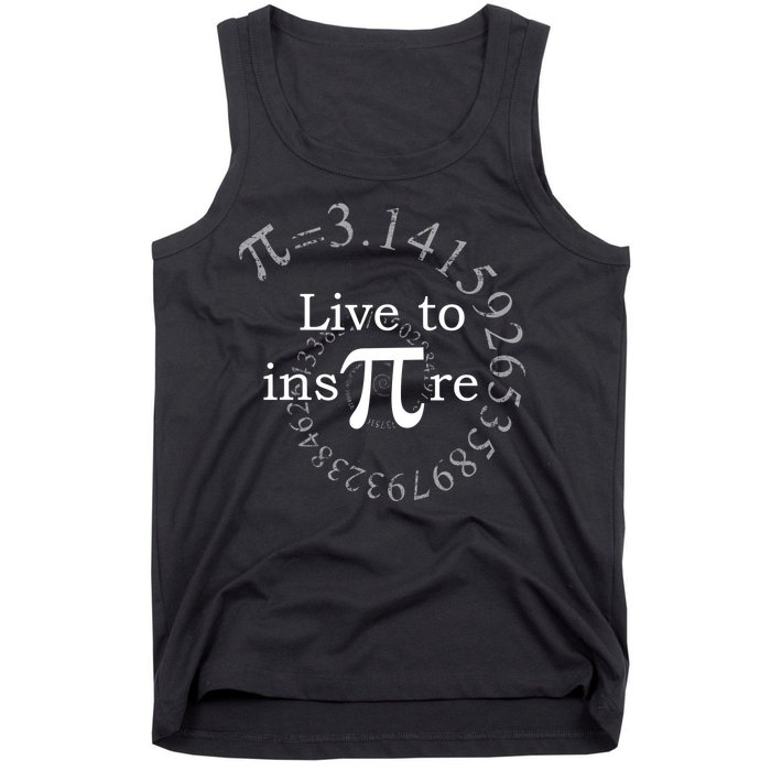 Live To InsPIre Pi Day Tank Top