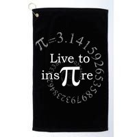 Live To InsPIre Pi Day Golf Towel