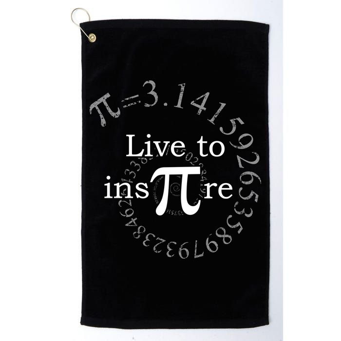 Live To InsPIre Pi Day Golf Towel