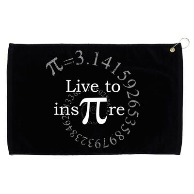 Live To InsPIre Pi Day Grommeted Golf Towel