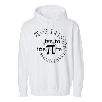 Live To InsPIre Pi Day Garment-Dyed Fleece Hoodie