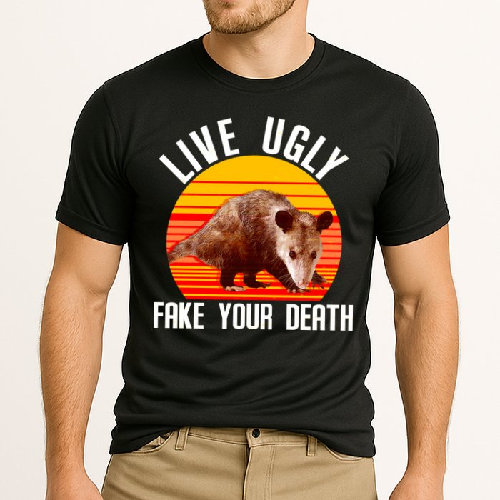 Live Ugly Fake Your Death Cooling Performance Crew T-Shirt