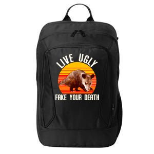 Live Ugly Fake Your Death City Backpack