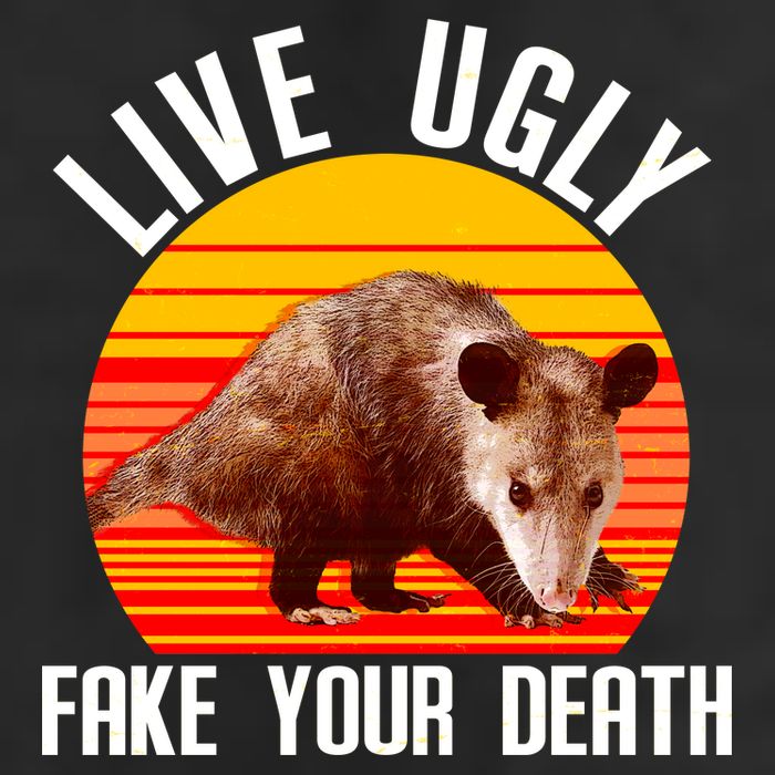 Live Ugly Fake Your Death Adult Drive Performance Visor