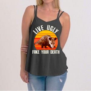 Live Ugly Fake Your Death Women's Strappy Tank