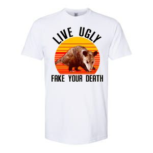 Live Ugly Fake Your Death Softstyle CVC T-Shirt