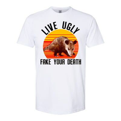 Live Ugly Fake Your Death Softstyle® CVC T-Shirt