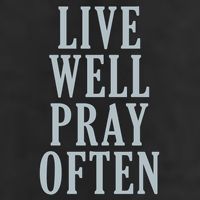 Live Well Pray Often Adult Drive Performance Visor