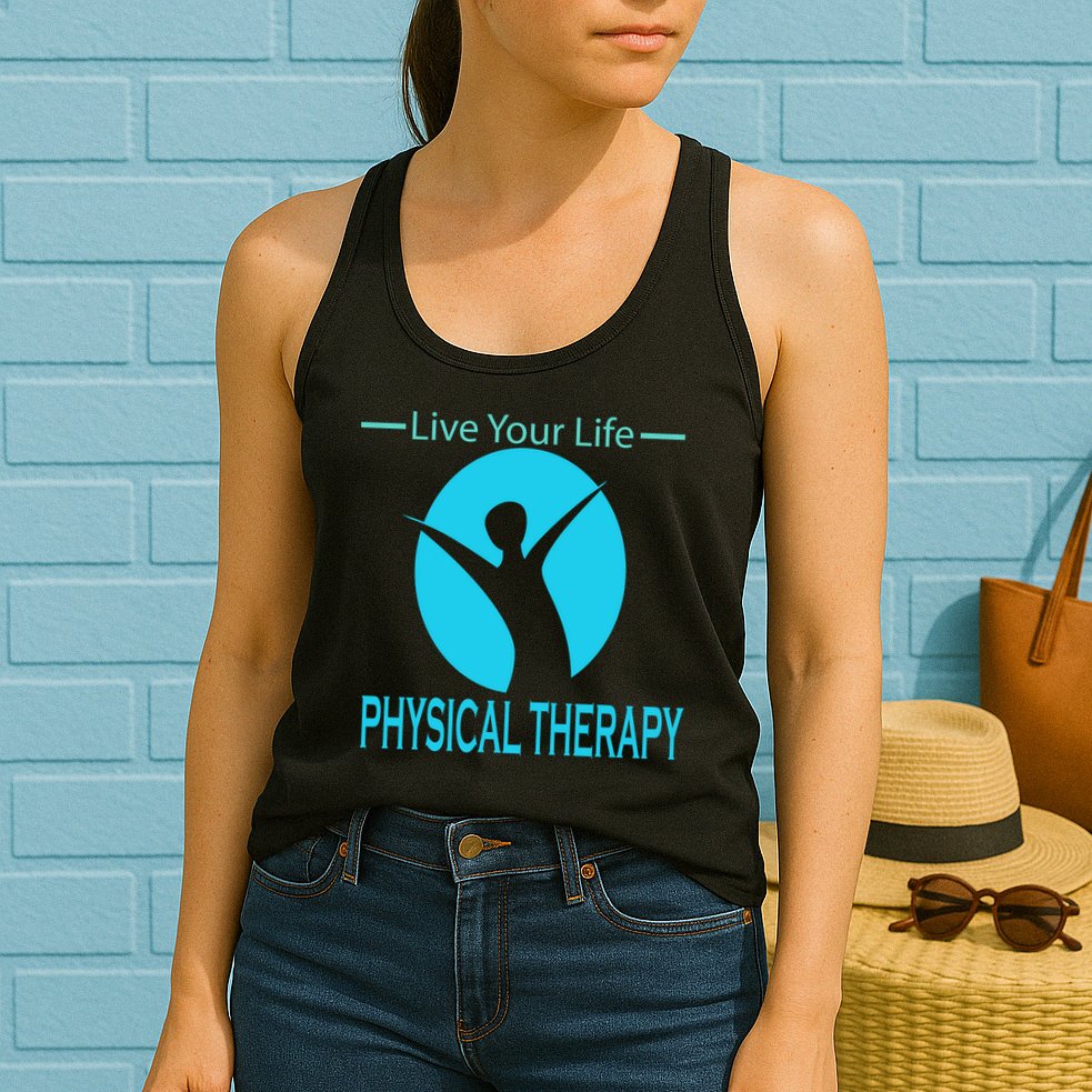 Live Your Life Physical Therapy Womens Tank Top