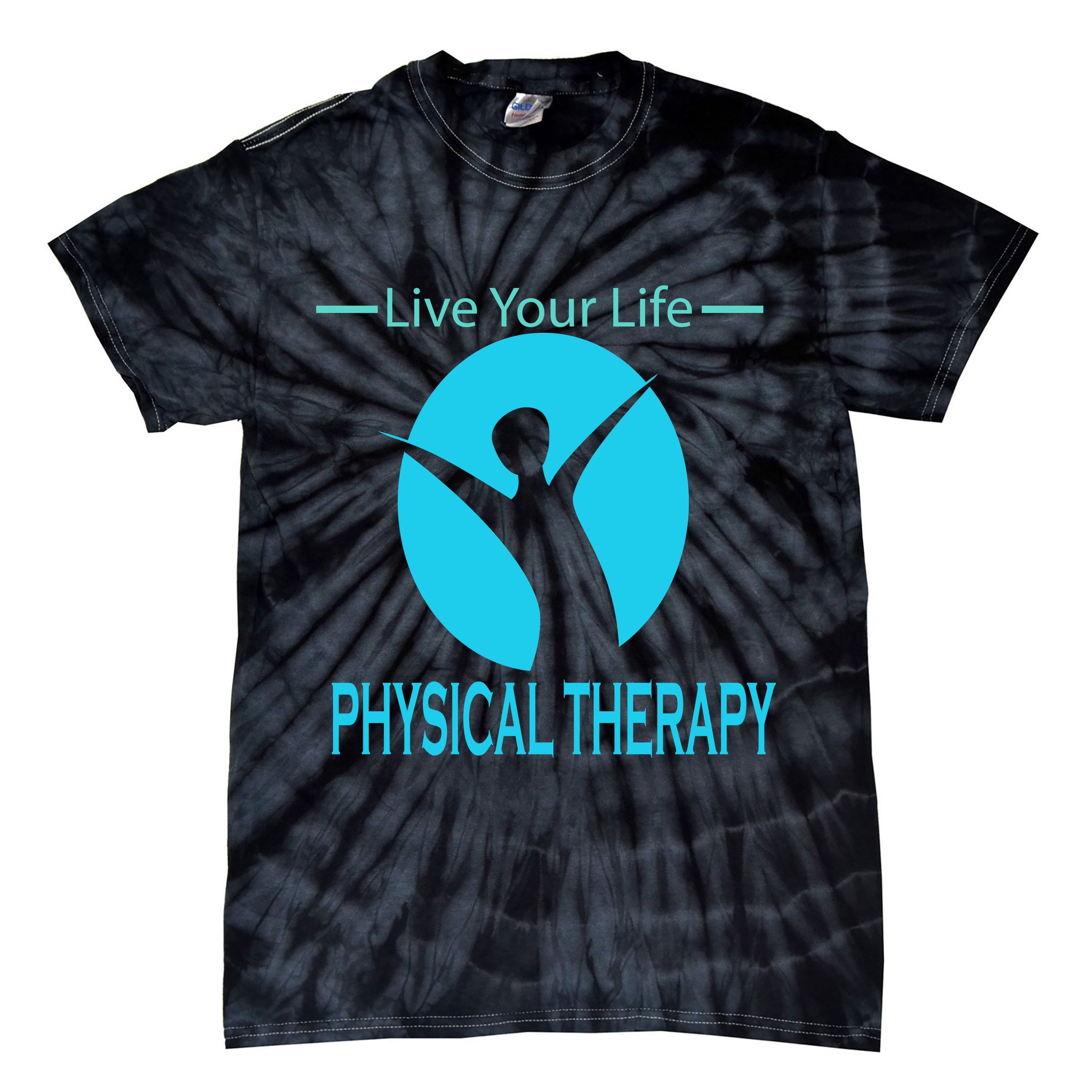 Live Your Life Physical Therapy Tie-Dye T-Shirt