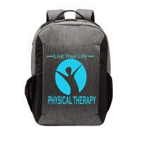 Live Your Life Physical Therapy Vector Backpack