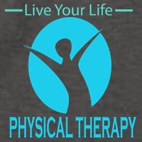 Live Your Life Physical Therapy Vector Backpack