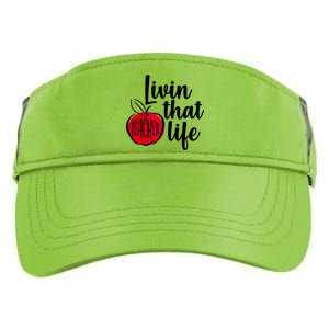 Livin That Teacher Life Adult Drive Performance Visor