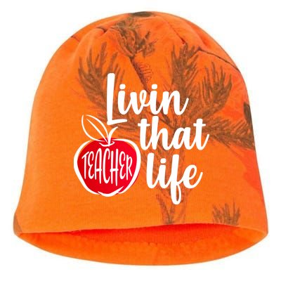 Livin That Teacher Life Kati - Camo Knit Beanie