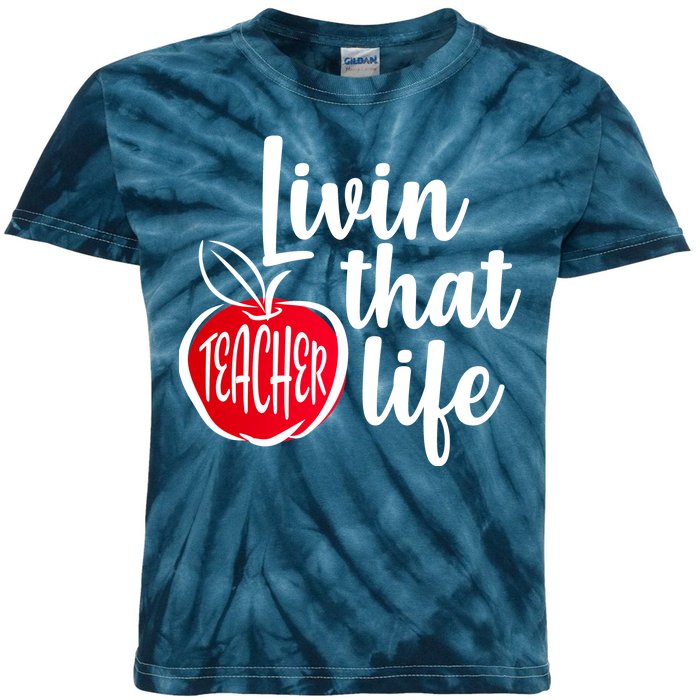 Livin That Teacher Life Kids Tie-Dye T-Shirt