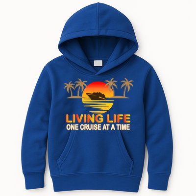 Living Life One Cruse At A Time Kids Hoodie