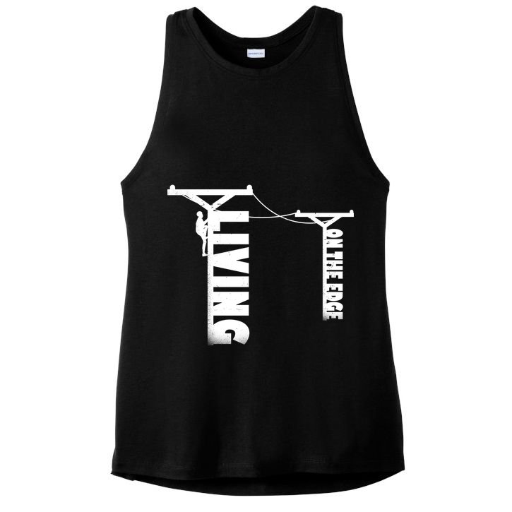 Living On The Edge Ladies PosiCharge Tri-Blend Wicking Tank