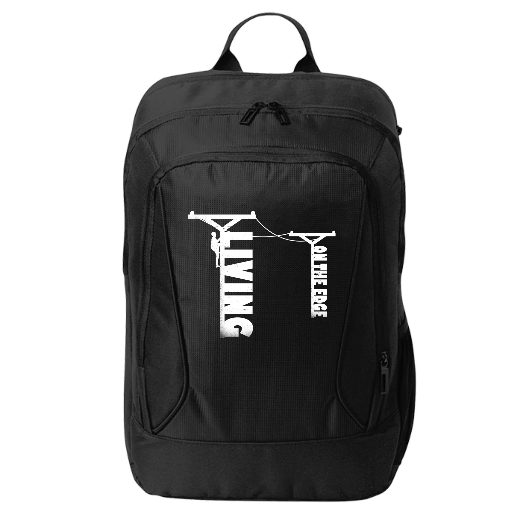 Living On The Edge City Backpack