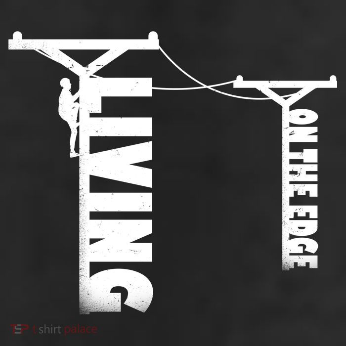Living On The Edge 11oz C Handle Ceramic Mug
