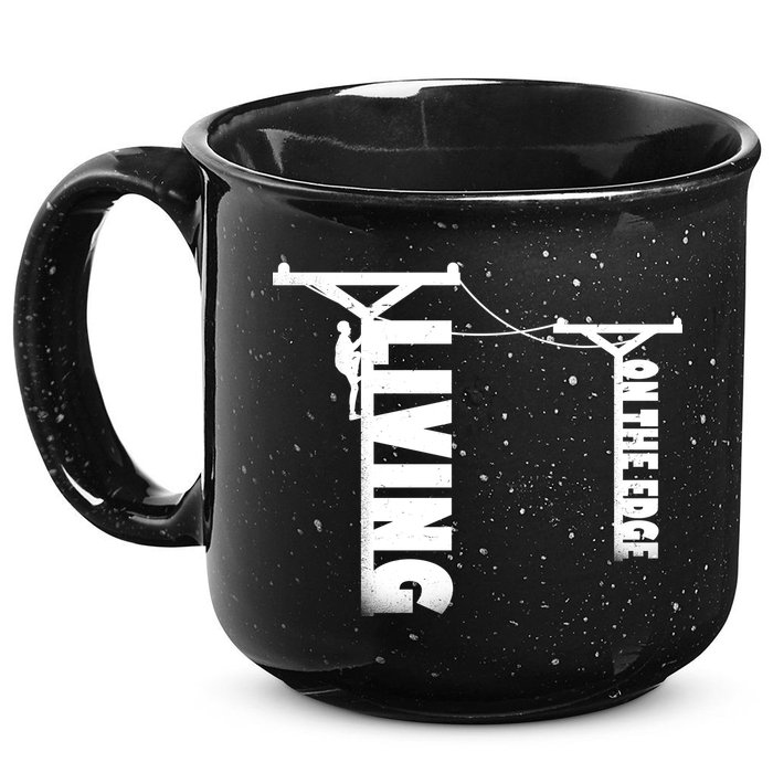 Living On The Edge 15oz Campfire Ceramic Mug