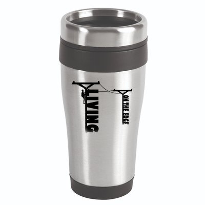 Living On The Edge 16oz Travel Tumbler