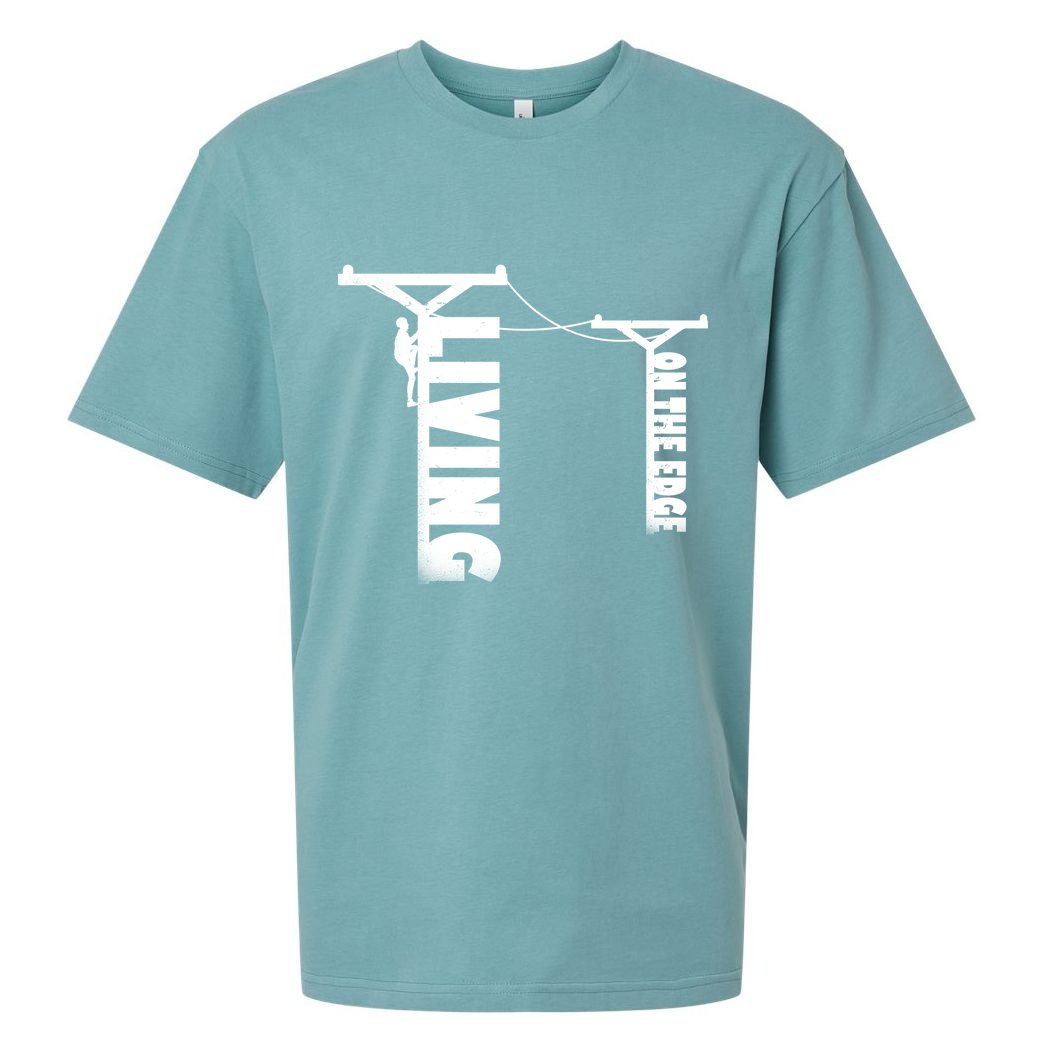 Living On The Edge Sueded Cloud Jersey T-Shirt