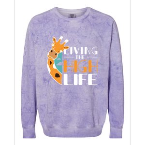 Living The High Life Colorblast Crewneck Sweatshirt