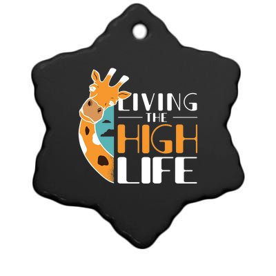 Living The High Life Ceramic Star Ornament