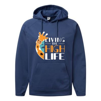 Living The High Life Performance Fleece Hoodie