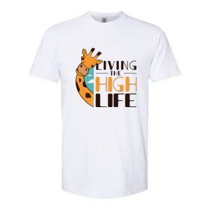 Living The High Life Softstyle CVC T-Shirt