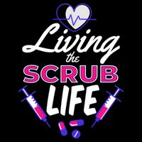 Living The Scrub Life Nurse Backpack