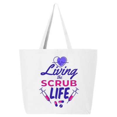 Living The Scrub Life Nurse 25L Jumbo Tote