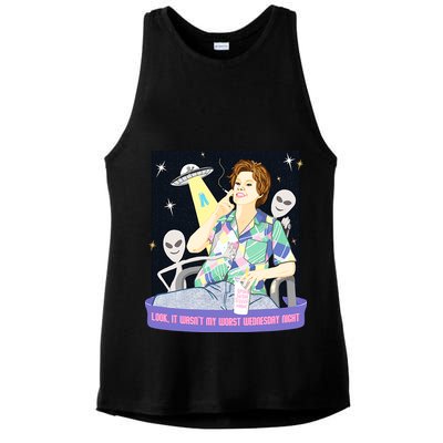 Look It WasnT My Worst Wednesday Night Kate Mckinnon Ladies PosiCharge Tri-Blend Wicking Tank