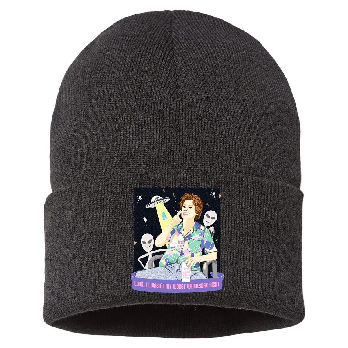 Look It WasnT My Worst Wednesday Night Kate Mckinnon Sustainable Knit Beanie