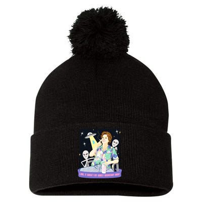 Look It WasnT My Worst Wednesday Night Kate Mckinnon Pom Pom 12in Knit Beanie