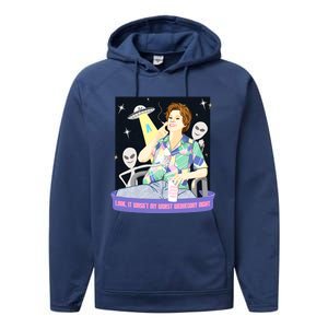 Look It WasnT My Worst Wednesday Night Kate Mckinnon Performance Fleece Hoodie